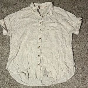 Linen Button Down Shirt